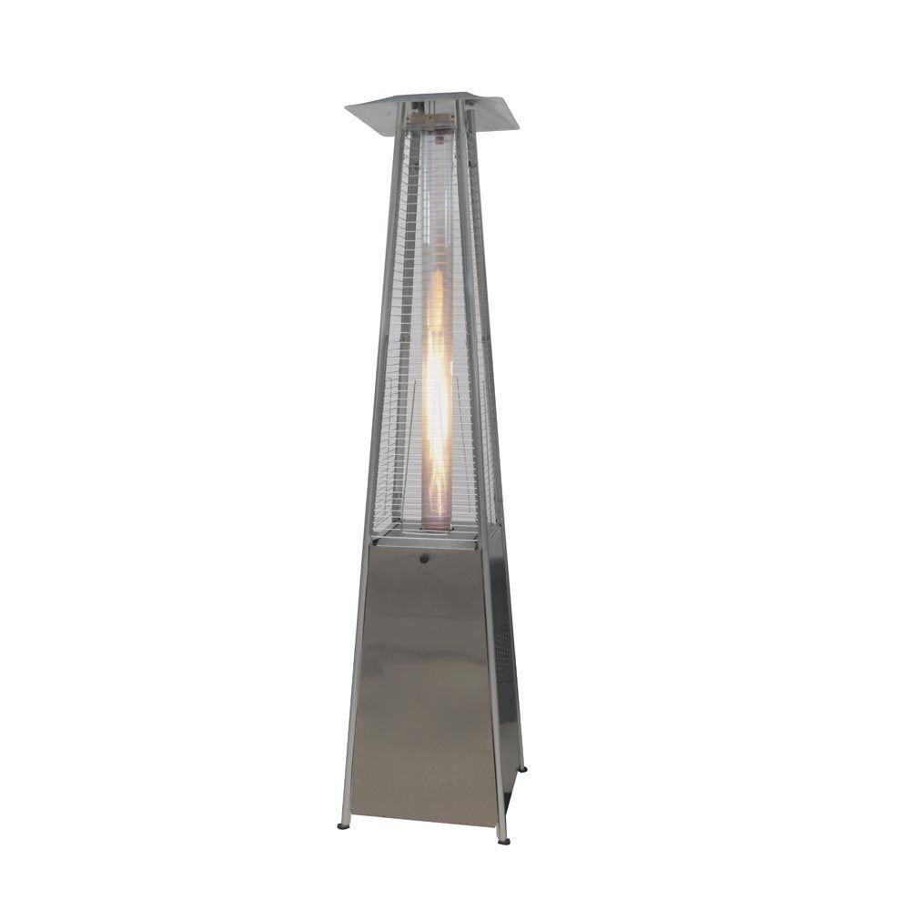 Hampton Bay 40,000 BTU Stainless Steel Pyramid Flame Propane Gas Patio Heater by Hampton Bay