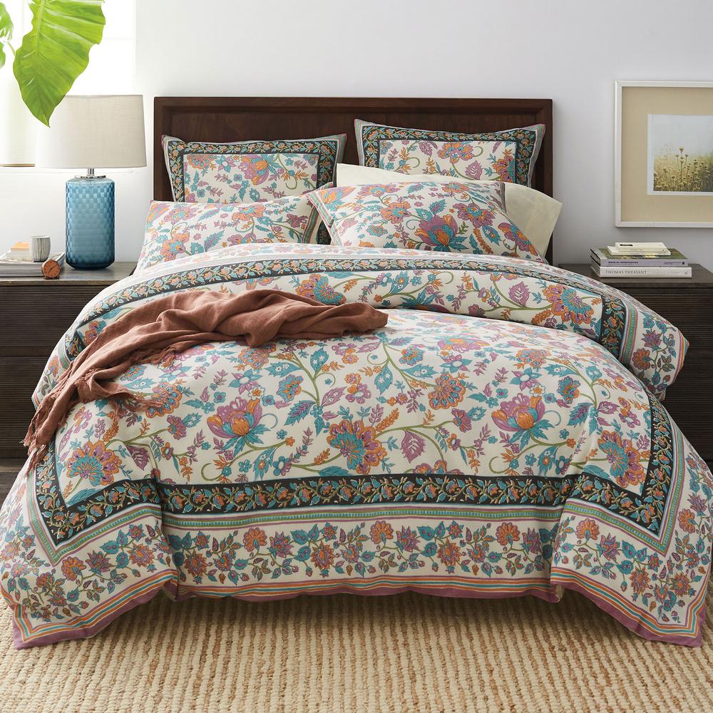 Resort Marine Cotton Full Duvet Cover V040067 The Home Depot