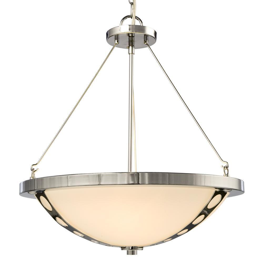 Filament Design Negron 3Light Chrome Incandescent PendantCLIXY5223754 The Home Depot