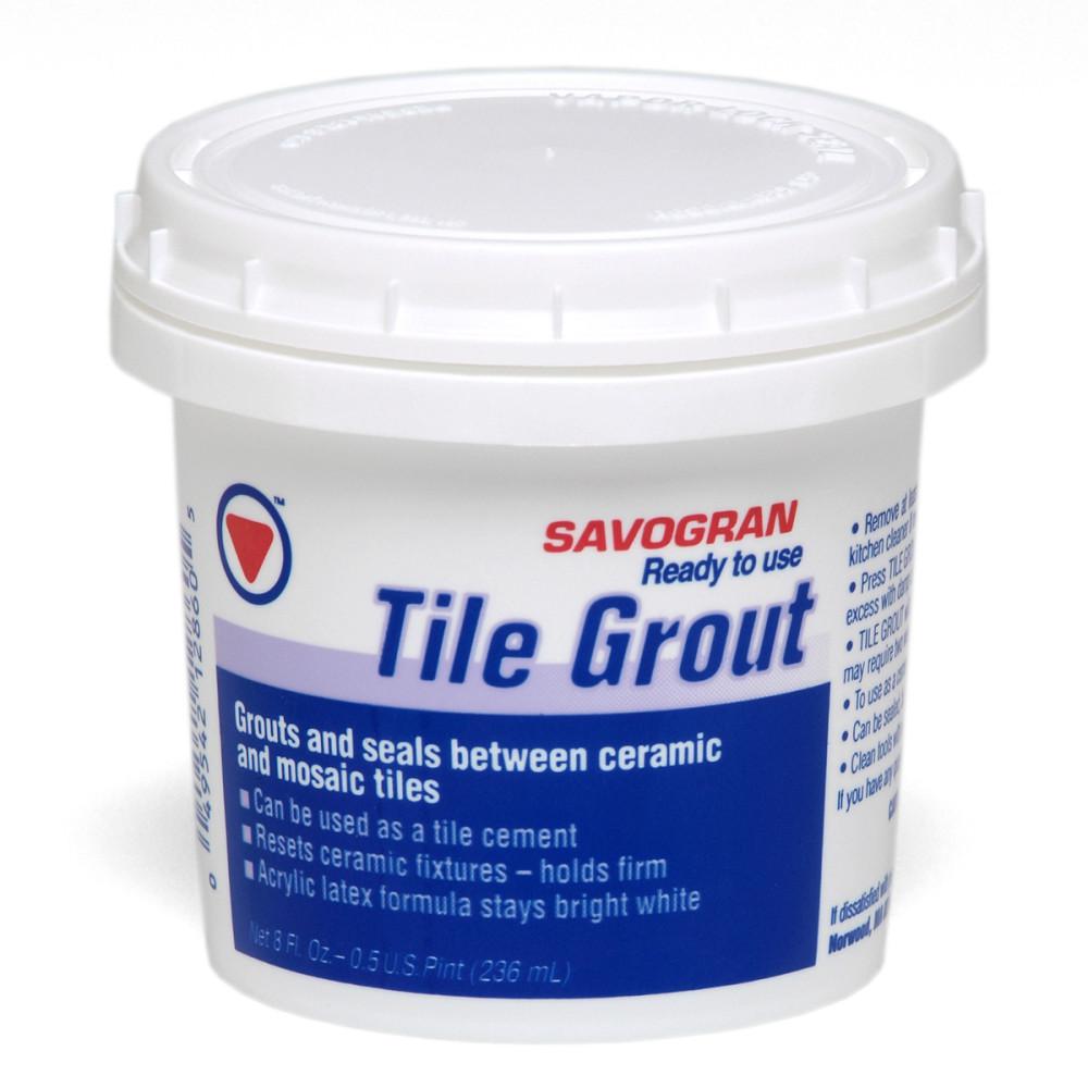 SAVOGRAN Savogran 12860 .5 Pt White Grout Ready To Use180446 The