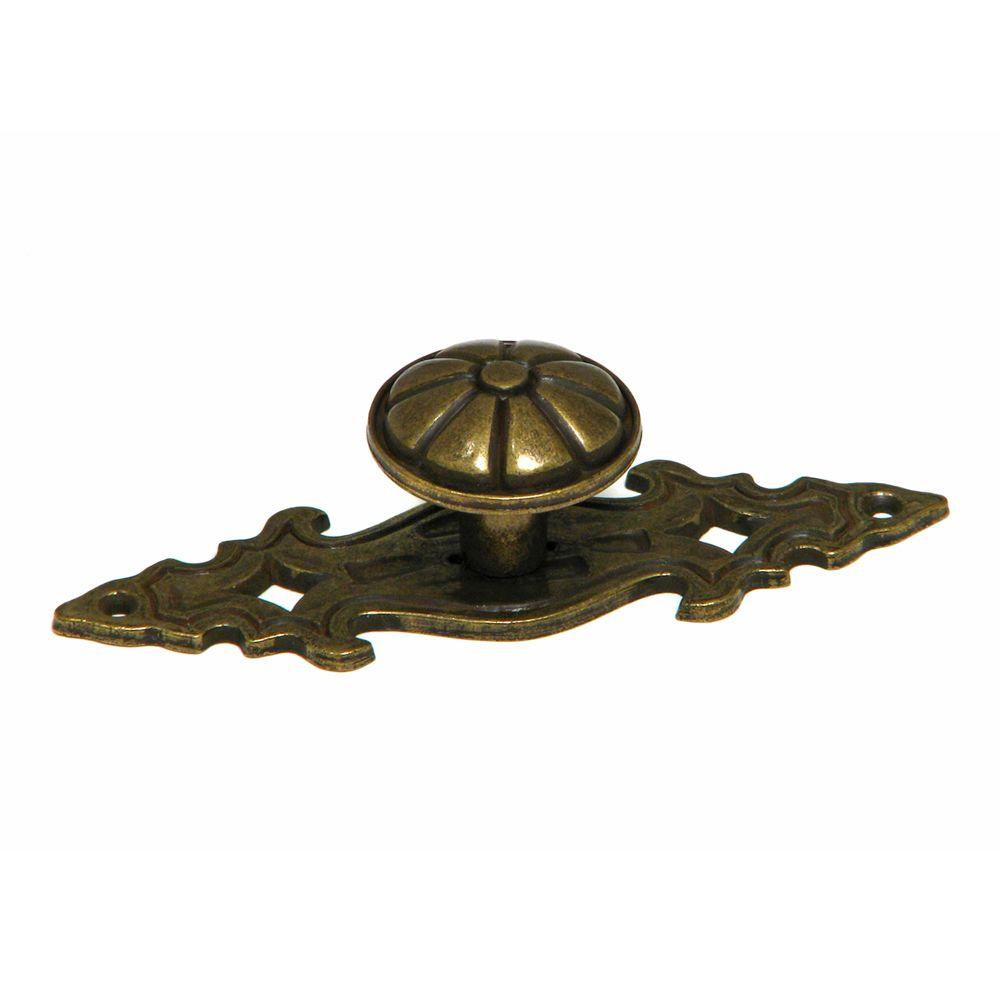 Br Cabinet Backplates Hardware The Home Depot Burnish Br Backplate