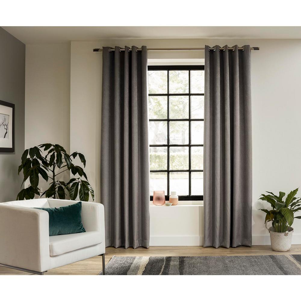 LTL Home Products 95 inch Intensions Curtain Rod Kit in Brushed Nickel with... by LTL Home Products