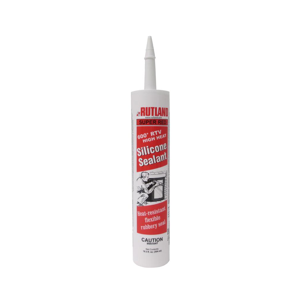 Rutland 10.3 fl. oz. 600°F RTV Silicone Sealant Red Cartridge76R The