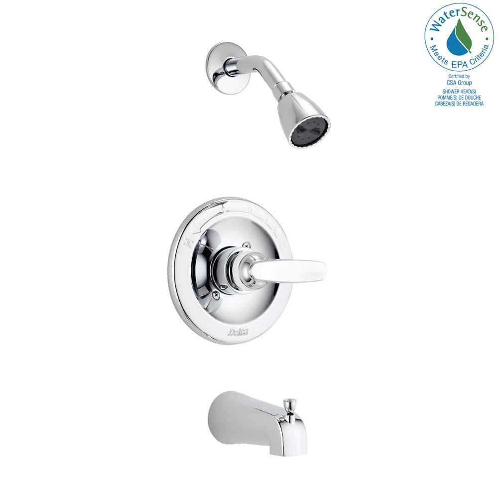 Delta Foundations 1 Handle Tub And Shower Faucet Trim Kit In