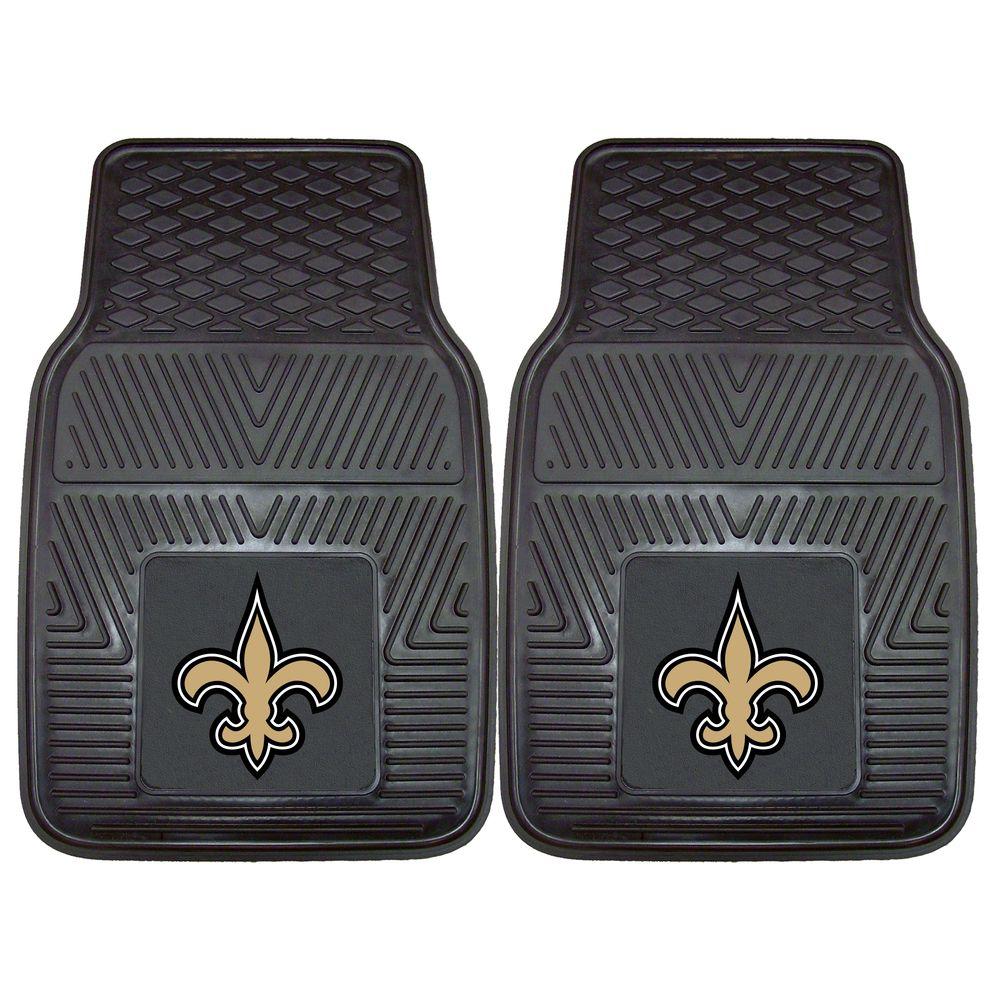 Fanmats New Orleans Saints 18 In X 27 In 2 Piece Heavy Duty