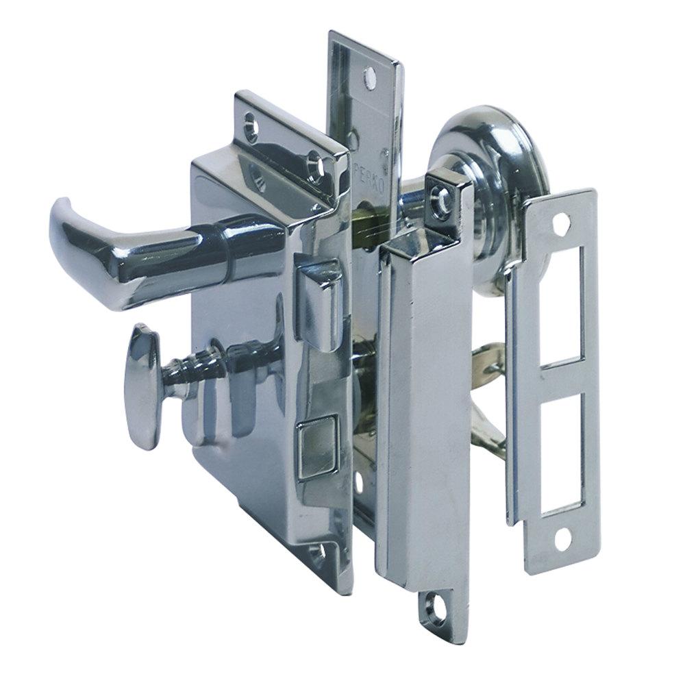 Perko Rim Lock Set Regular Bevel 0918dp0chr The Home Depot