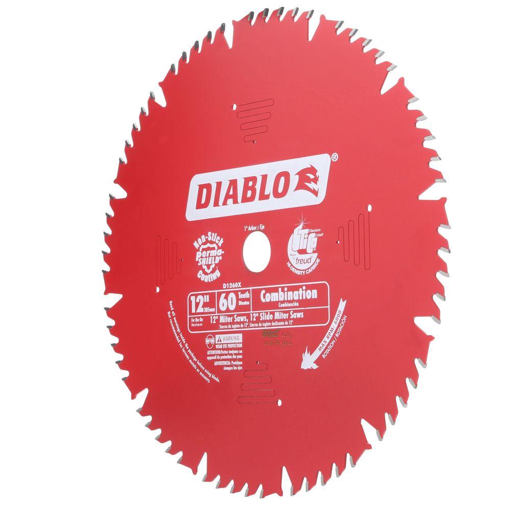 FREUD D1260X DIABLO 12/" x 60 Tooth Circular Saw Blade