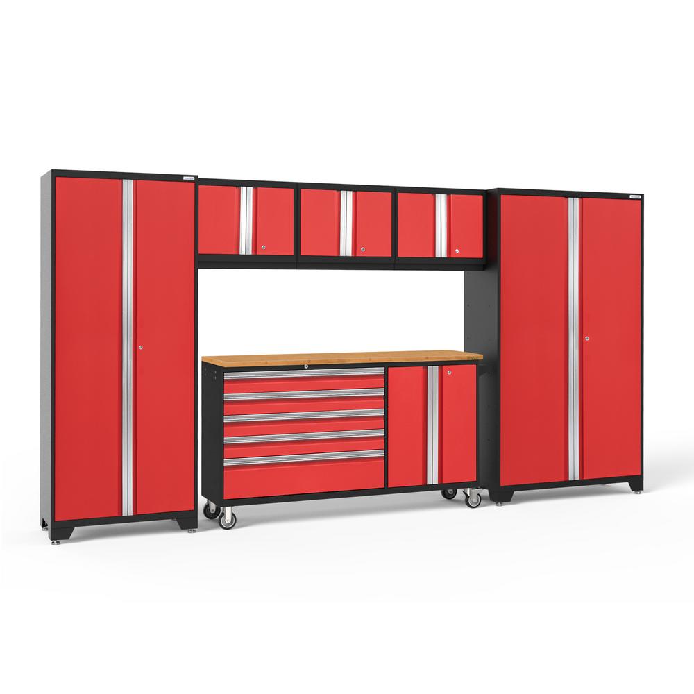 Red Wall Cabinet Best Rated Garage Storage Systems Compare Bold 3 0 77 25 In H X 206 W 18 D