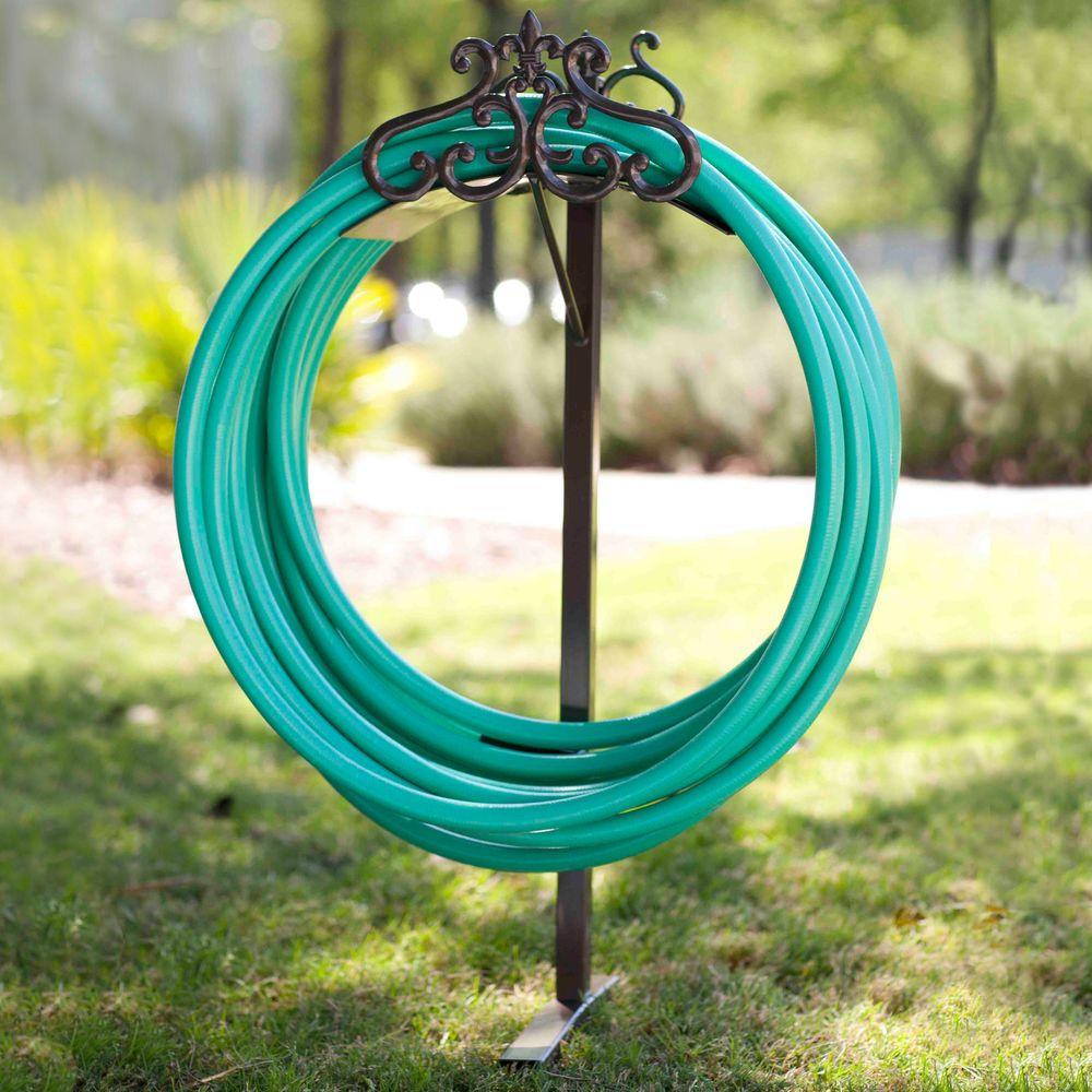 Hampton Bay Decorative Hose Stand 649 Hb The Home Depot