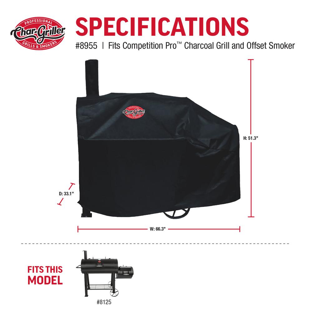 char broil charcoal grill cover