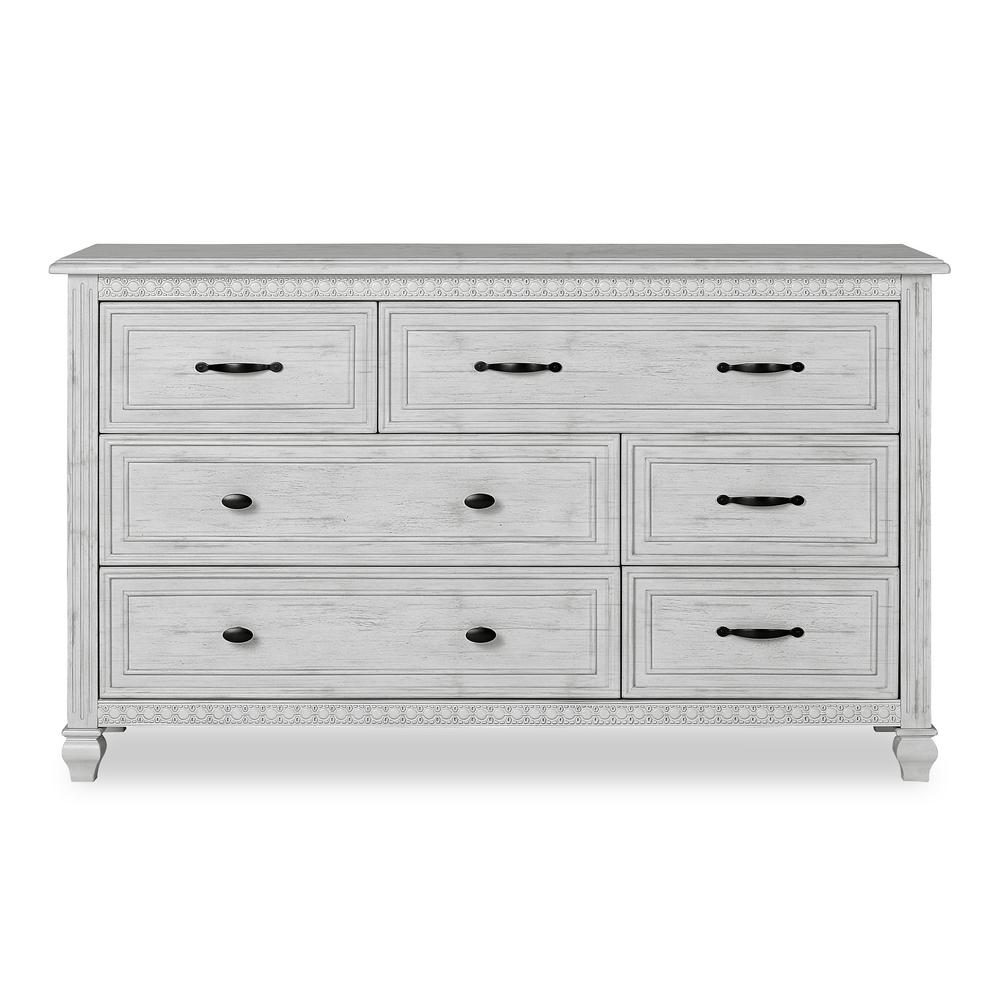 evolur belmar double dresser rustic grey