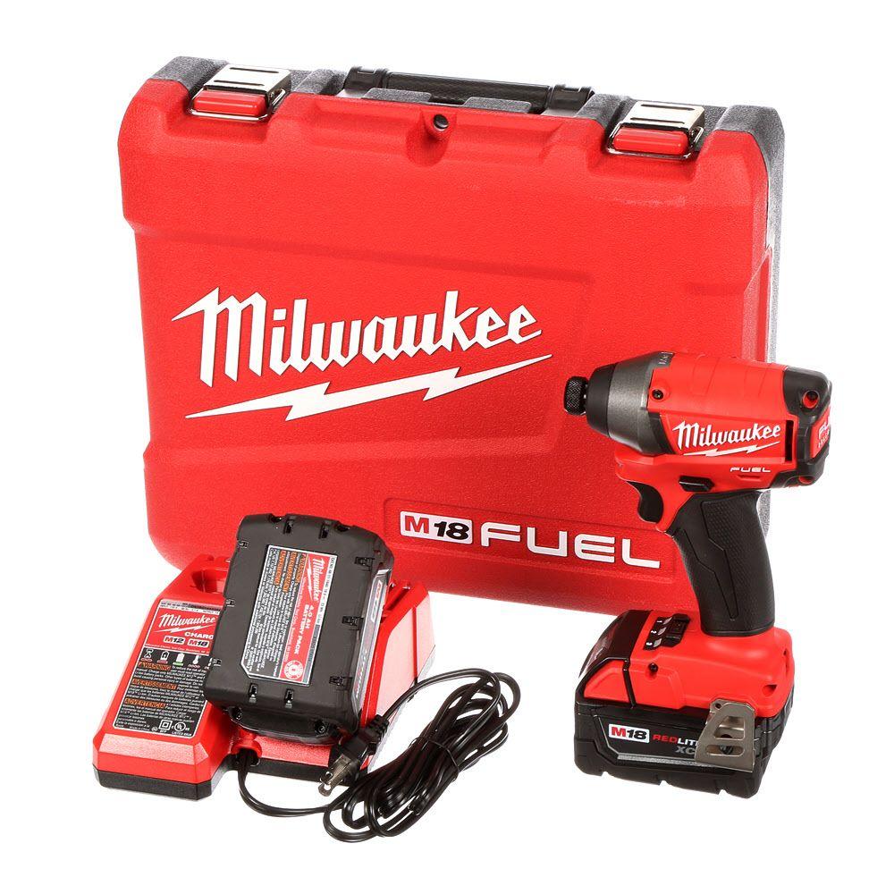 Milwaukee M18 FUEL 18Volt Brushless LithiumIon 1/4 in. Hex Impact