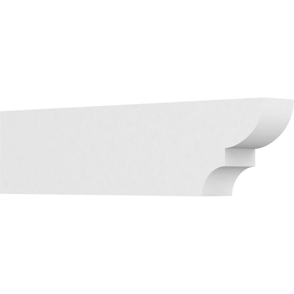 Douglas Fir Ekena Millwork RFT04X06X12NEB00SDF New Brighton Smooth Rafter Tail 3 1//2 Width by 6 Height by 12 Length