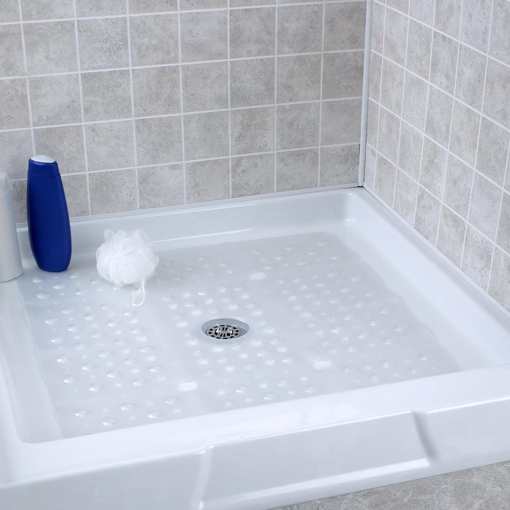 Slipx Solutions 27 In X 27 In Extra Large Square Shower Mat In