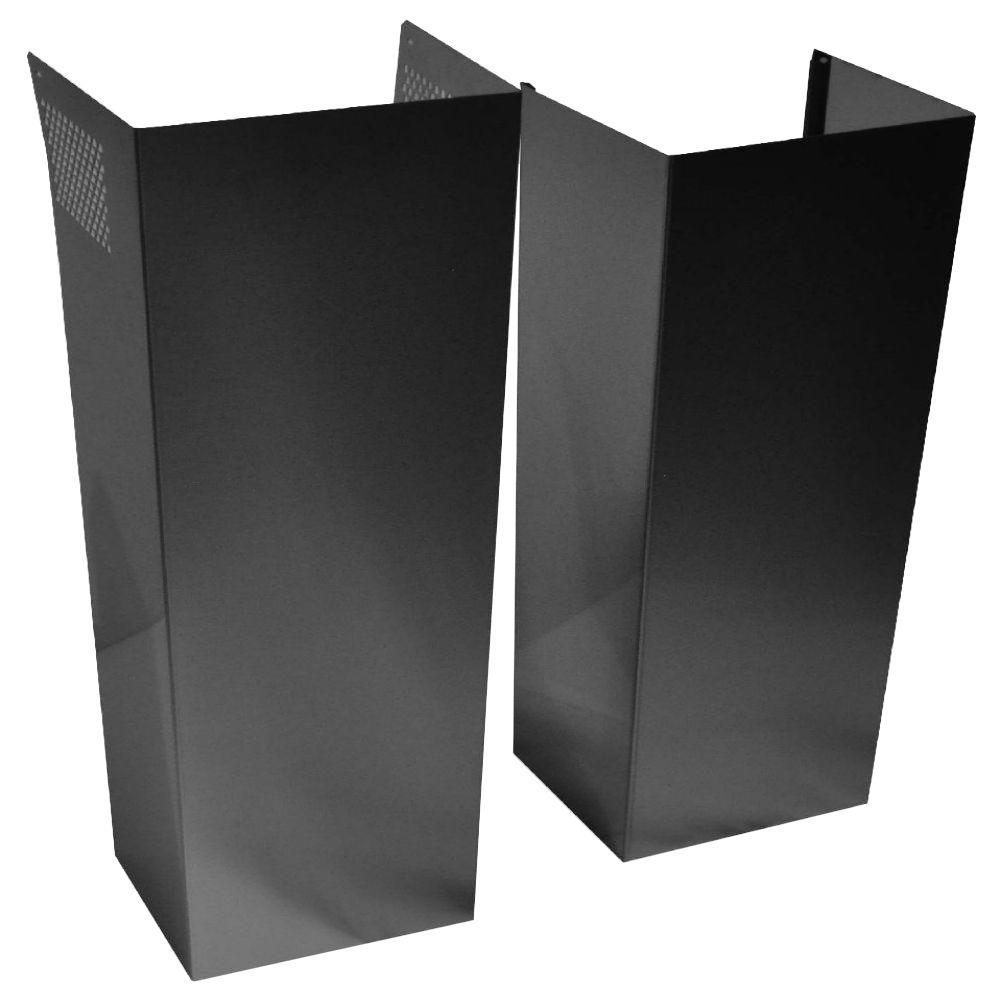 Island Hood Chimney Extension Kit in Black StainlessEXTKIT16ES The