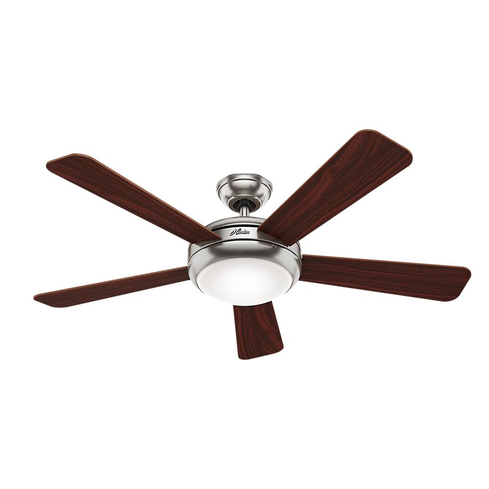 Hunter Palermo 52 In Indoor Brushed Nickel Ceiling Fan With Light Kit And Remote 59052 The Home Depot - Hunter Uplight Ceiling Fans Hunter Palermo 52 In Indoor Brushed Nickel Ceiling Fan With Light Kit And Remote 59052 The Home Depot - Hunter Uplight Ceiling Fans