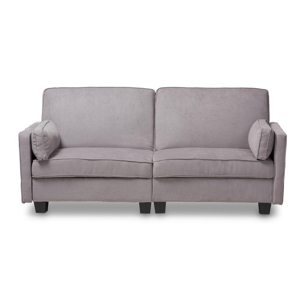 Baxton Studio Felicity Light Gray Fabric Sleeper Sofa 146 8970 Hd Baxton Studio Felicity Light Gray Fabric Sleeper Sofa