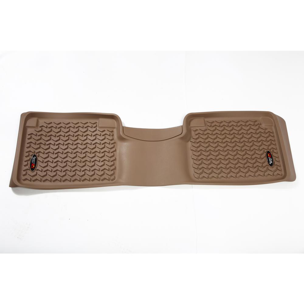 Rugged Ridge Tan Rear Floor Liner 2012 2018 Nissan Titan Crew Cab