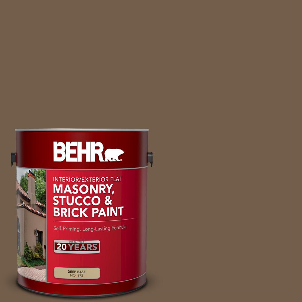 BEHR Premium 1 gal. MS46 Chestnut Brown Flat Interior/Exterior