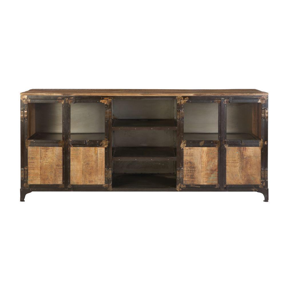 Home Decorators Collection Manchester Natural Reclaimed Entertainment Center 9206100950 The