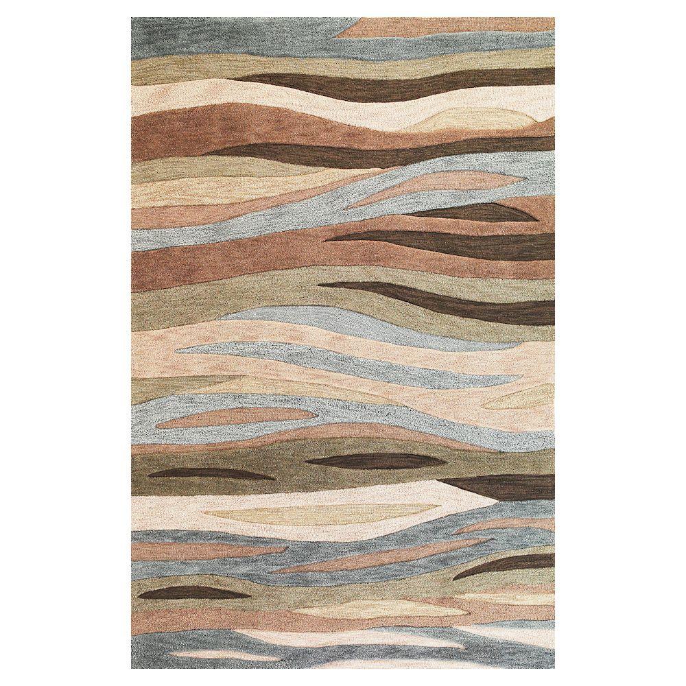 Kas Rugs Tidal Sands Green 9 ft. x 13 ft. Area RugMIA21089X13 The