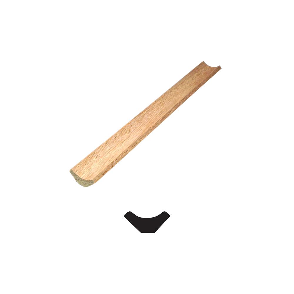 LWM 100 11/16 in. x 11/16 in. Oak Cove Moulding74146 The Home Depot