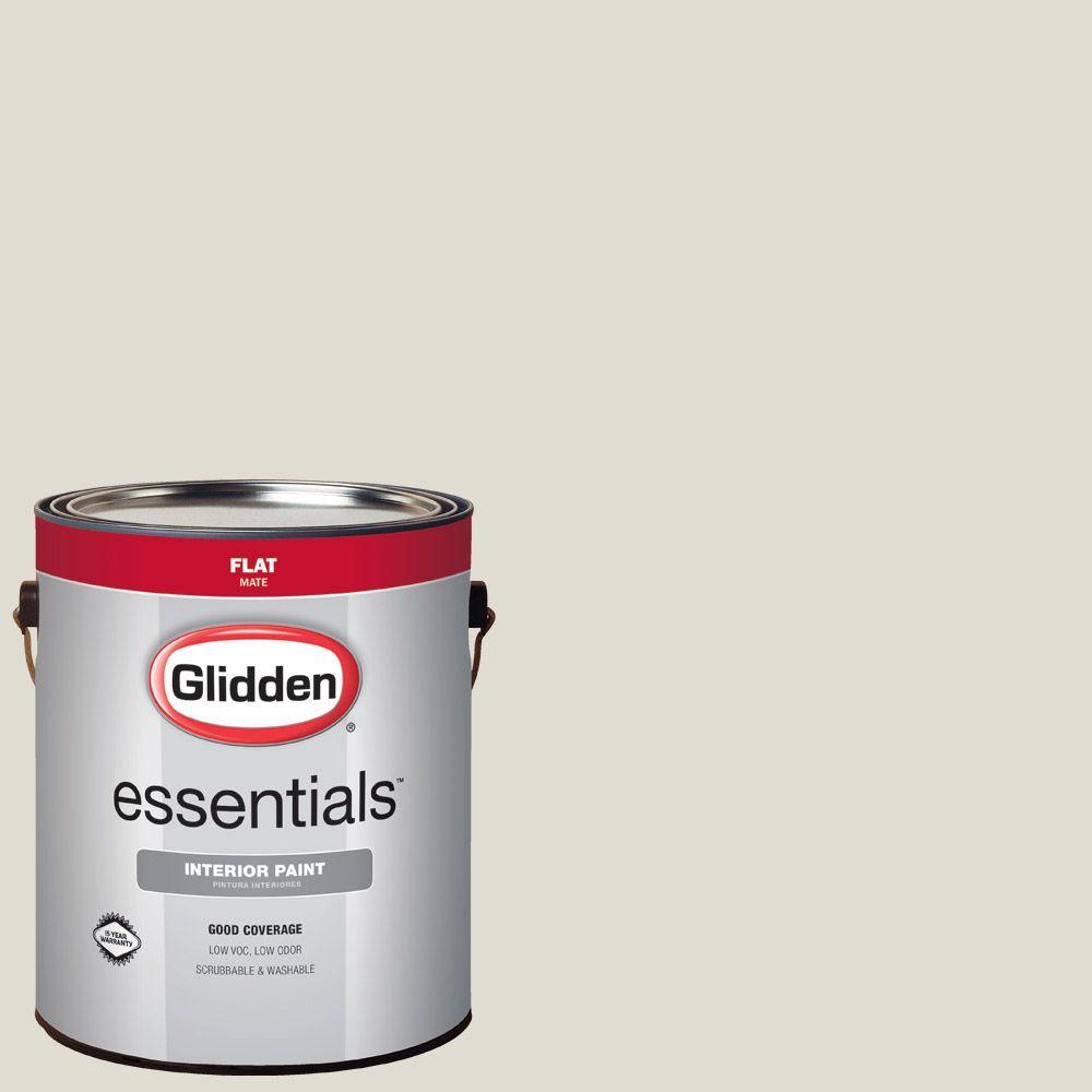 Glidden Essentials 1 Gal Hdgwn56u Light Silver Sage Flat Interior Hdgwn56u Light Silver Sage Flat Interior Paint