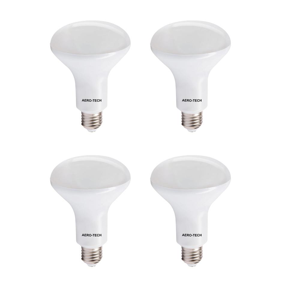 65-Watt Equivalent BR30 Dimmable 3000K 20,000 Hours LED Light Bulb (4-Pack) - ABR30-12W - Cooking Aero-Techs 12-Watt BR30 flood light, strong durabl sku ABR30-12W
