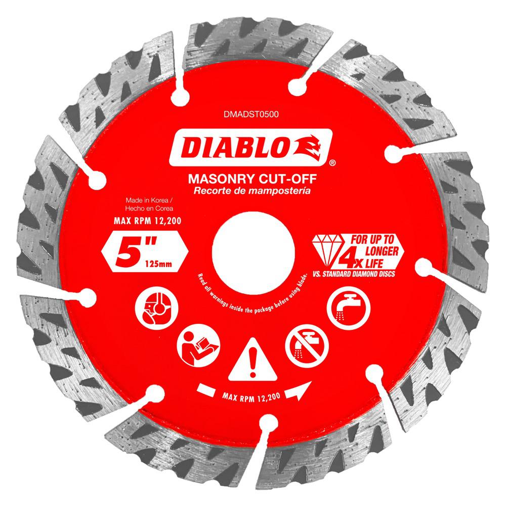 Concord Blades STA050A10HP 5 Inch T-Turbo Segmented Diamond Blade with Pro-Teeth Protection