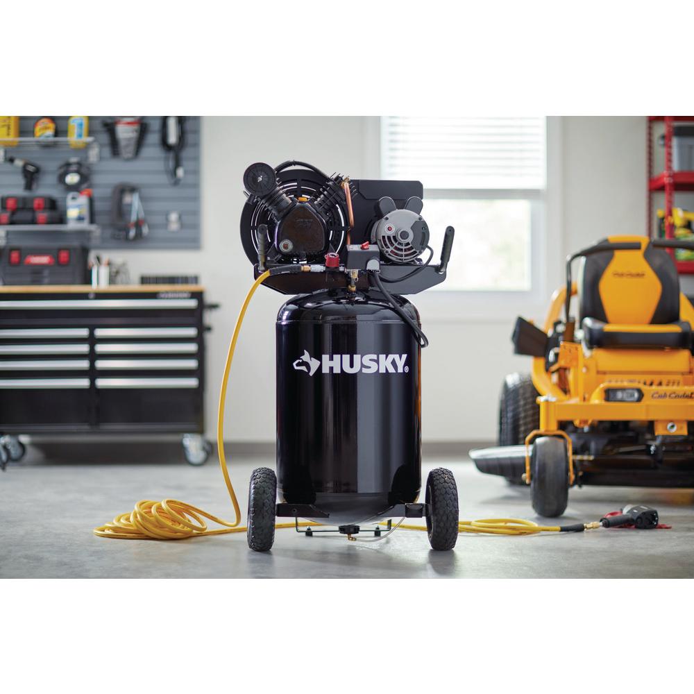 Husky 30 Gal 175 Psi Electric Portable 2 Stage Air Compressor Hdc302000 The Home Depot