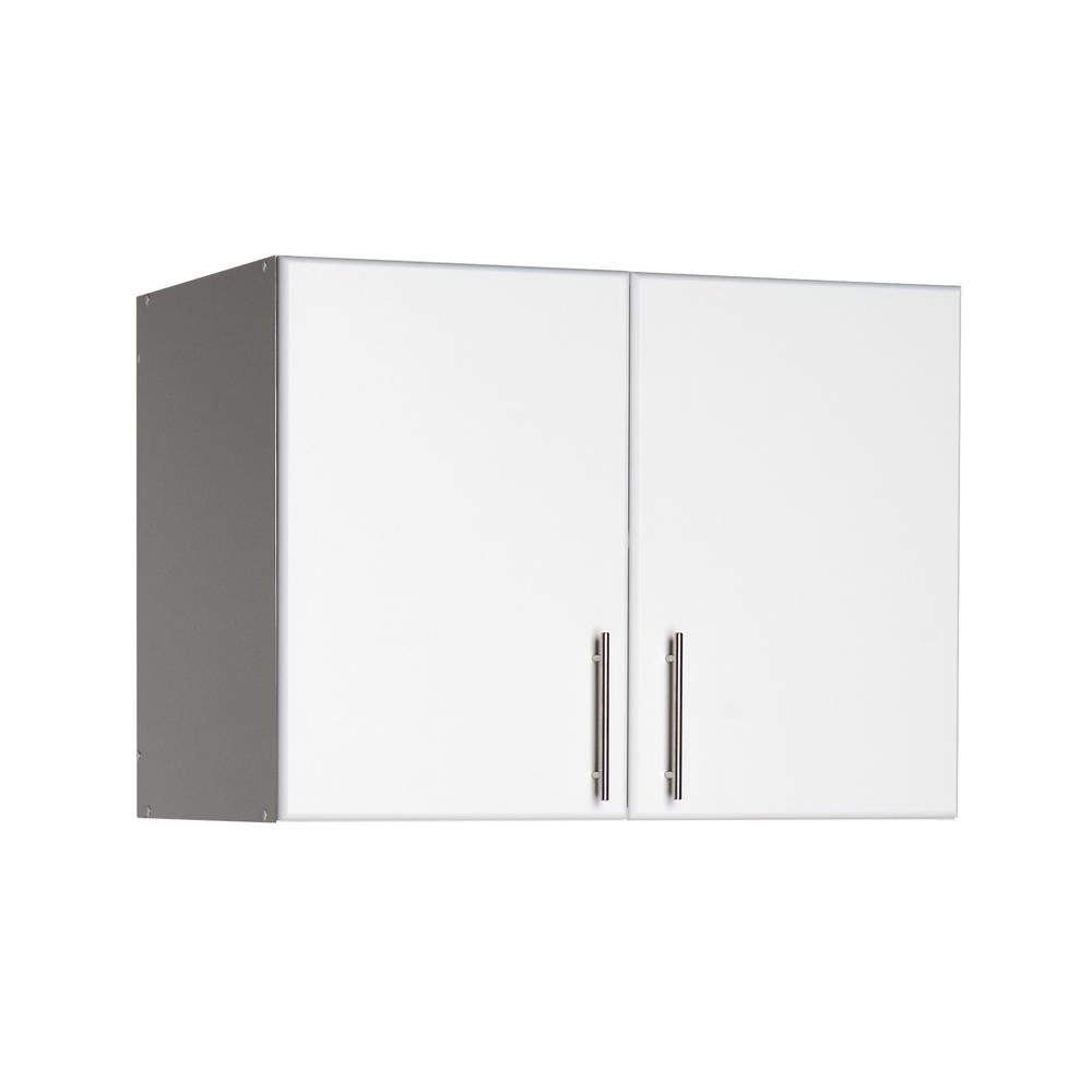 Prepac Elite 32 In Wood Laminate Cabinet White Wew 3224 The Wood Laminate Cabinet In White