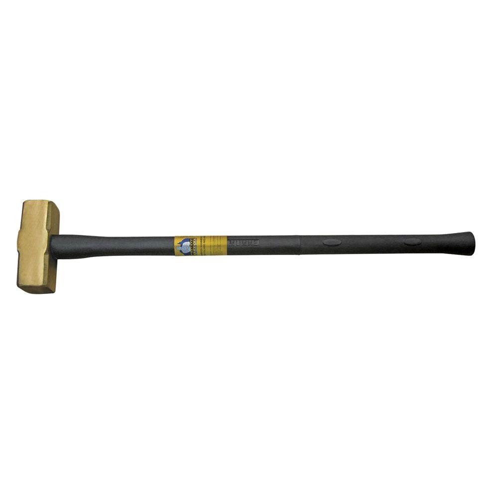 Klein Tools 14 lbs. Brass Sledge Hammer-7HBRFRH14 - The Home Depot