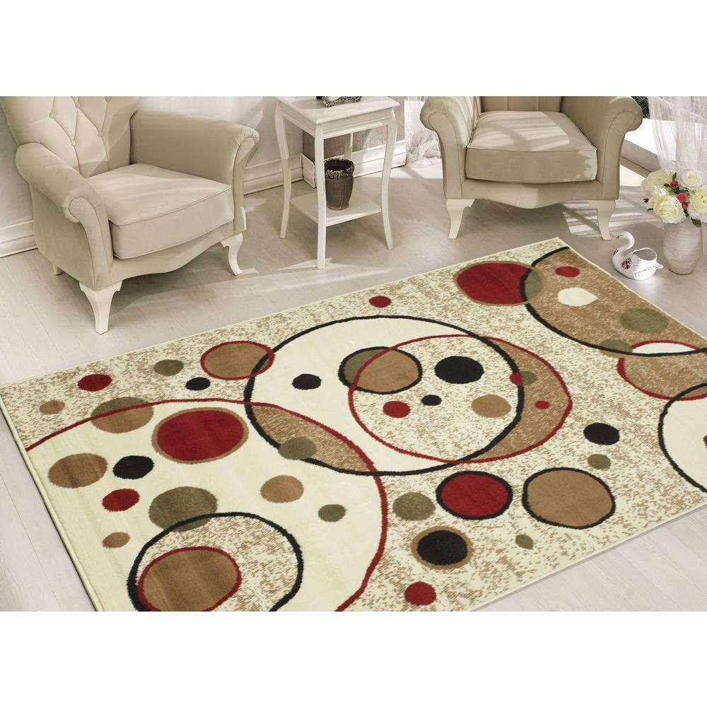 Sweet Home S Area Rugs The Depot Clifton Collection Modern Circles Design