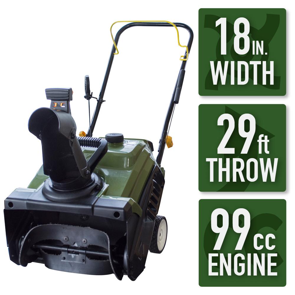 Sportsman Earth Series 18 in. Single-Stage Gas Snow Blower