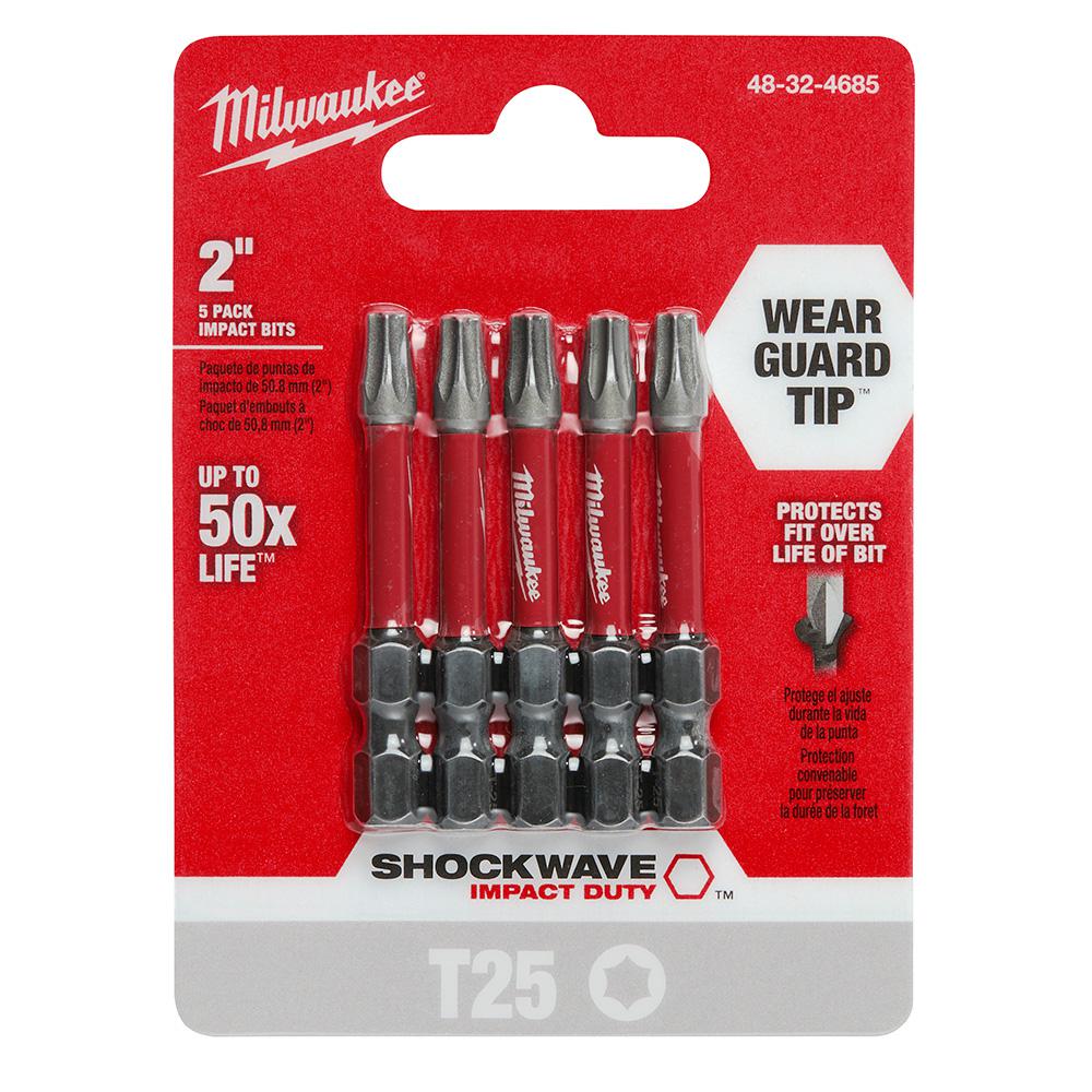 Milwaukee 4932472046 25mm TX30 Shockwave Impact Duty Screwdriver Bit 2pk