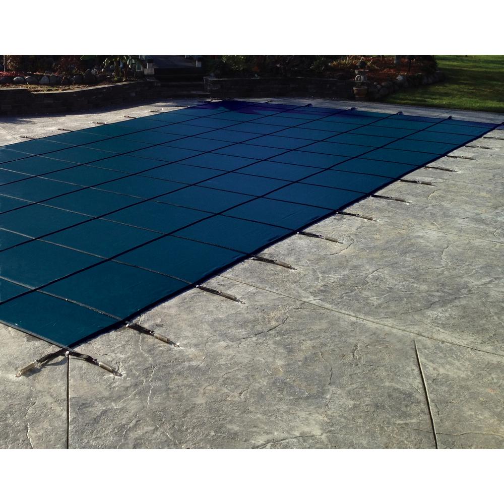 Water Warden 16 Ft X 32 Rectangle Blue Solid In Ground Safety Water Warden 16 Ft X 32 Rectangle Blue Solid In Ground Safety