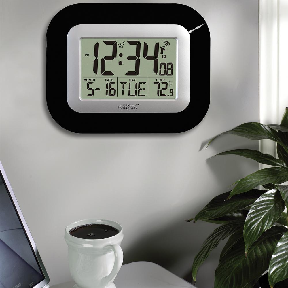 clock atomic digital temperature indoor wt int crosse technology homedepot analog round hover zoom
