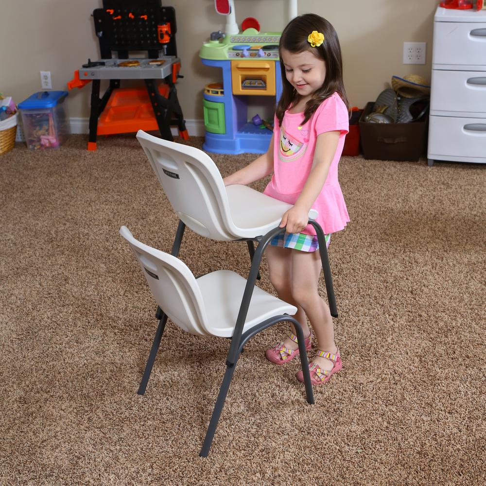 Lifetime Lime Green Stacking Kids Chair Set Of 13 80474 The Home Lifetime Lime Green Stacking Kids Chair Set Of 13