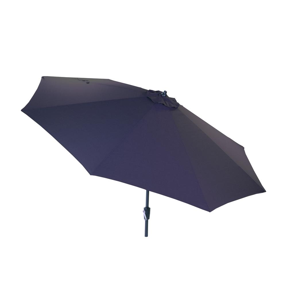 Hampton Bay 10 ft. Aluminum Market Tilt Patio Umbrella in CushionGuard