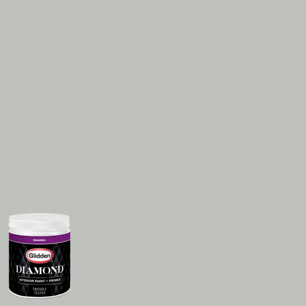 Glidden Premium 8 oz. BB044I Houston Astros Gray Eggshell Interior Paint with Primer