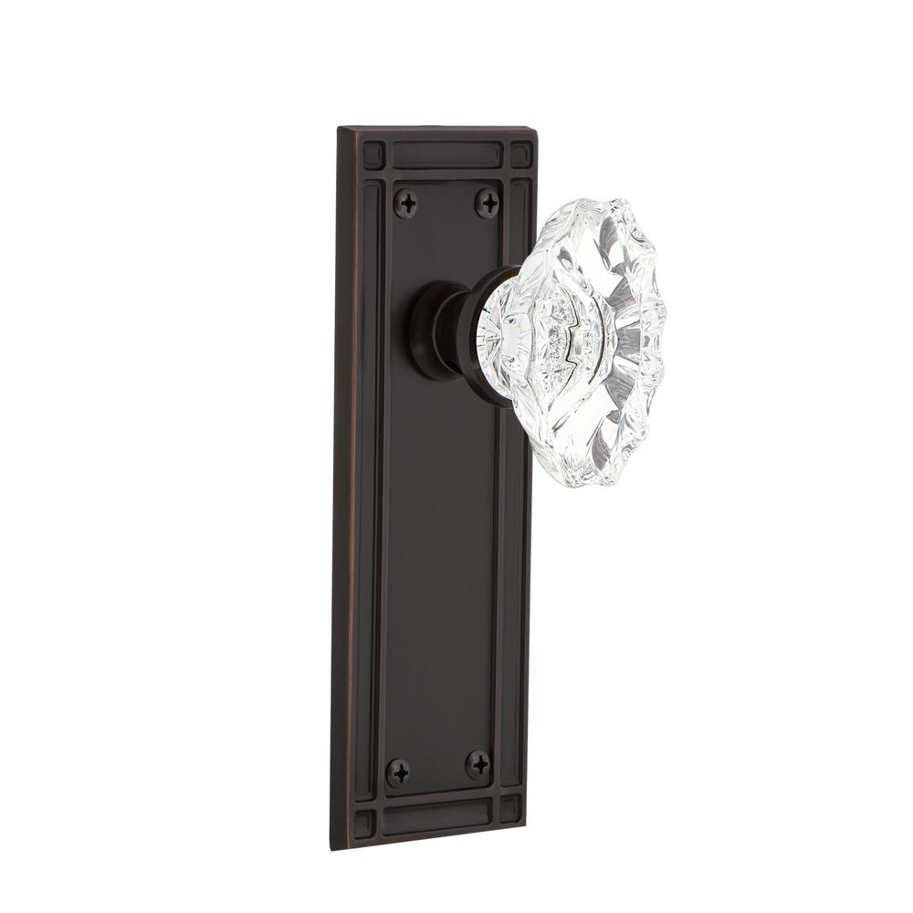 Nostalgic Warehouse Mission Plate 2 3 4 In Backset Timeless Bronze Privacy Bed Bath Chateau Door Knob