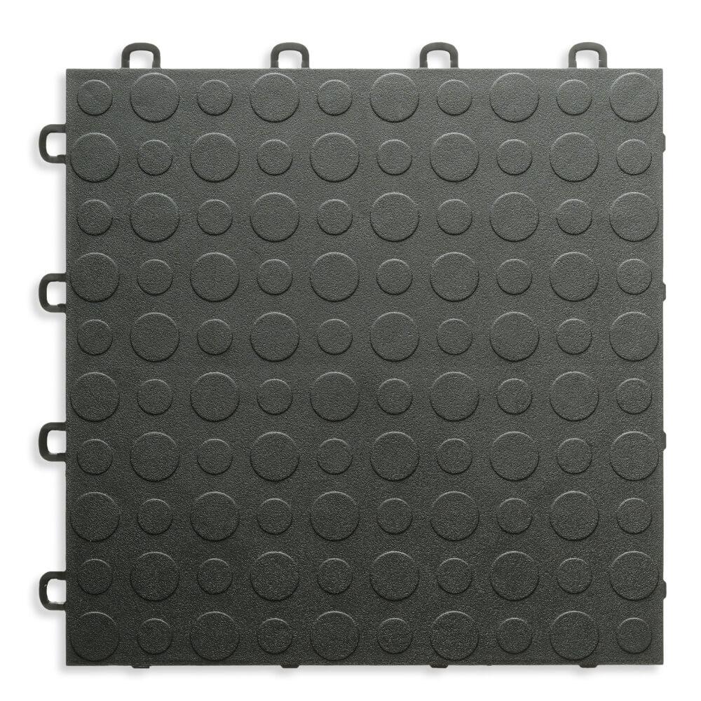 Blocktile Black 12 In X 12 In Modular Interlocking Garage