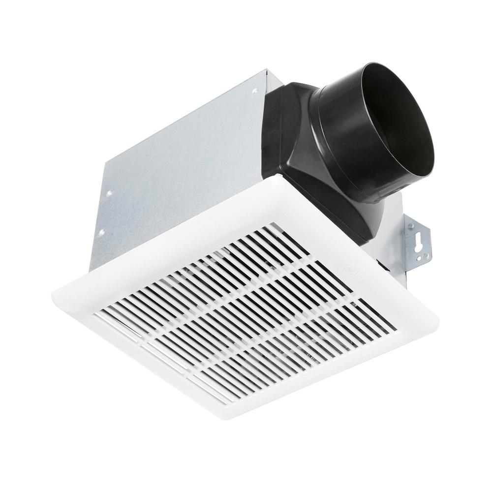 80 CFM Ceiling Mount Roomside Installation Bathroom Exhaust Fan