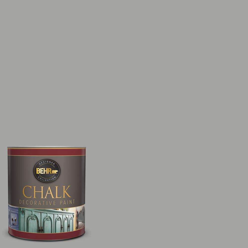 BEHR 1 qt. PPU2418 Great Graphite Interior Chalk Finish Paint710004