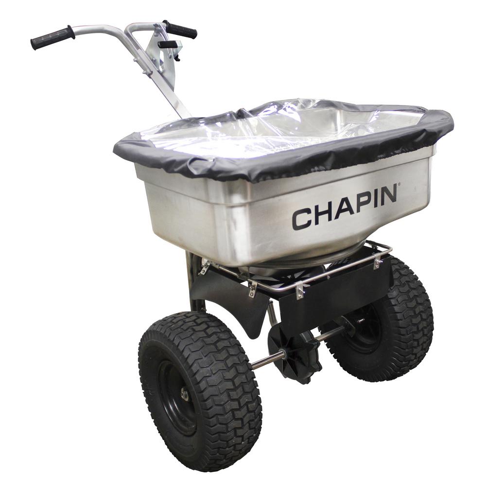 Chapin 100 lb. Capacity Stainless Steel Salt and Ice Melt Spreader by Chapin