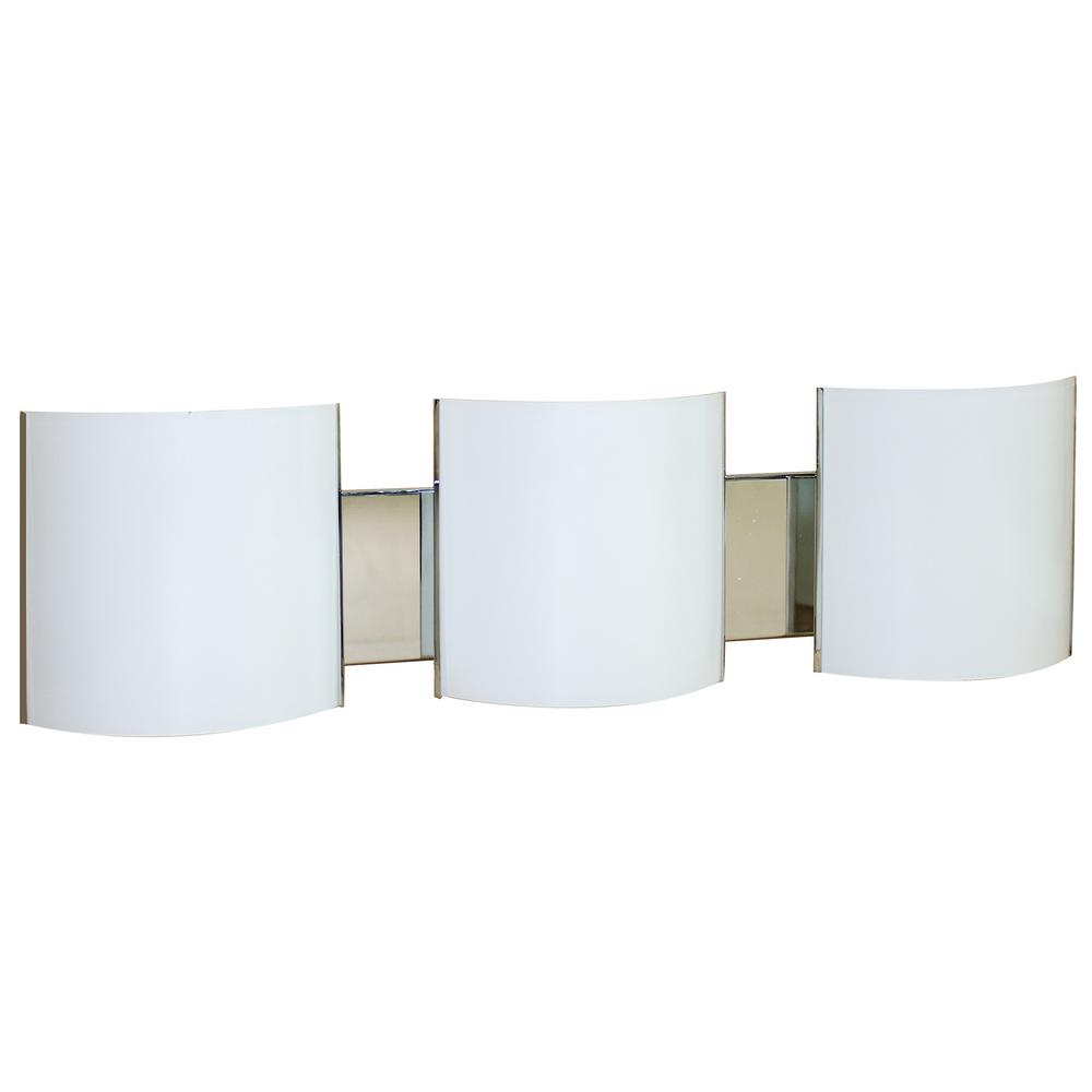 Y Decor 3-Light Brushed Nickel Bath Light