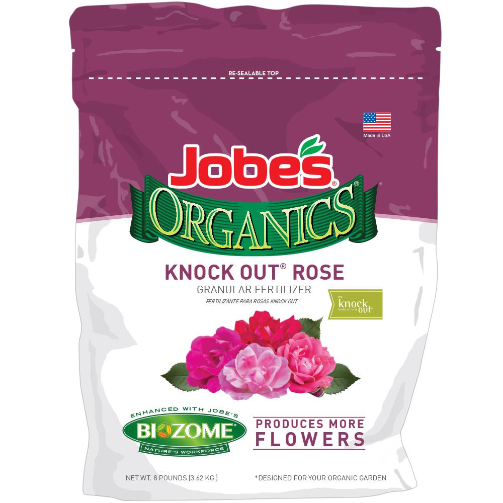 KnockOut Rose Plant Food 8 lb. Organic Flower Fertilizer Bloom Fast