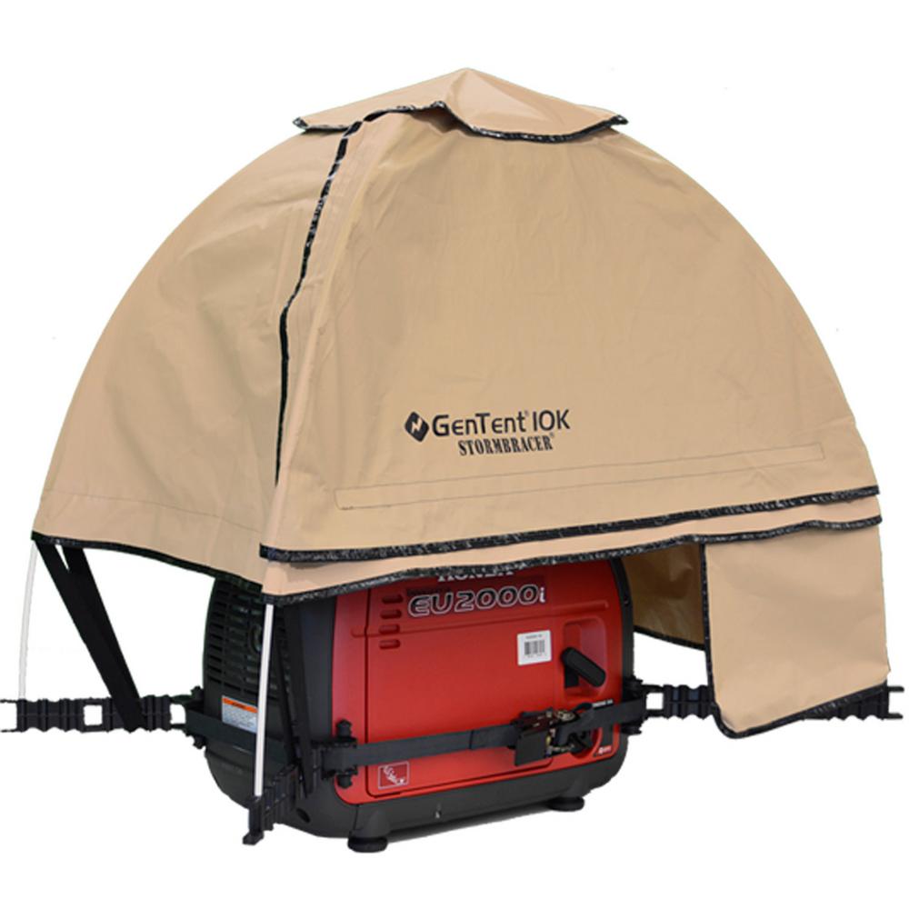 GenTent GenTent 10K Generator Tent Running Cover XKI (Standard, Tan Light) for 1K9K Watt