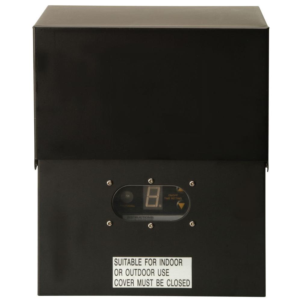 Transformers Outdoor Lighting Accessories The Power Pack Low Voltage 600 Watt Black Outdoor Lighting Transformer