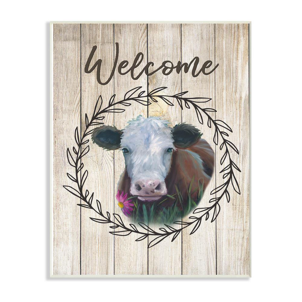 The Stupell Home Decor Collection 10 In X 15 In Welcome Sign